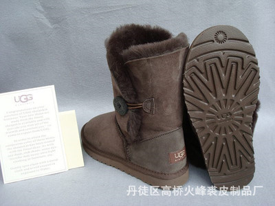 【5803皮毛一体雪地靴巧克力色,厂家直销优质产品,欢迎咨询订购】价格,厂家,图片,雪地靴,丹徒区高桥火峰裘皮制品厂-