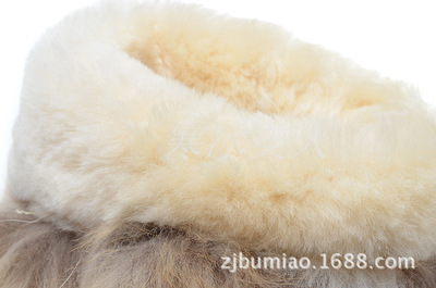 【厂家批发直销 大量供应优质栗色皮毛一体 狐狸毛雪地靴】价格,厂家,图片,雪地靴,丹徒区高桥寒冰美人裘革制品厂-